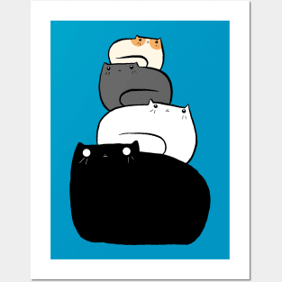 Cat Stack Posters and Art